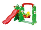 3 in 1 Combo Swing Set and the Slide with the basketball hoop and the Climber