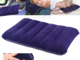 Air Pillow Blow up Travel Inflatable Velvet Cushion