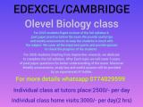 Cambridge /Edexcel Biology O'level class