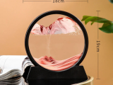 Mesmerizing 3D Sand Art Hourglass Calming Visual Display Meditative Experience Perfect Office Decoration 7 Inch